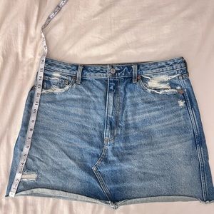 abercrombie and fitch denim skirt women US size 14